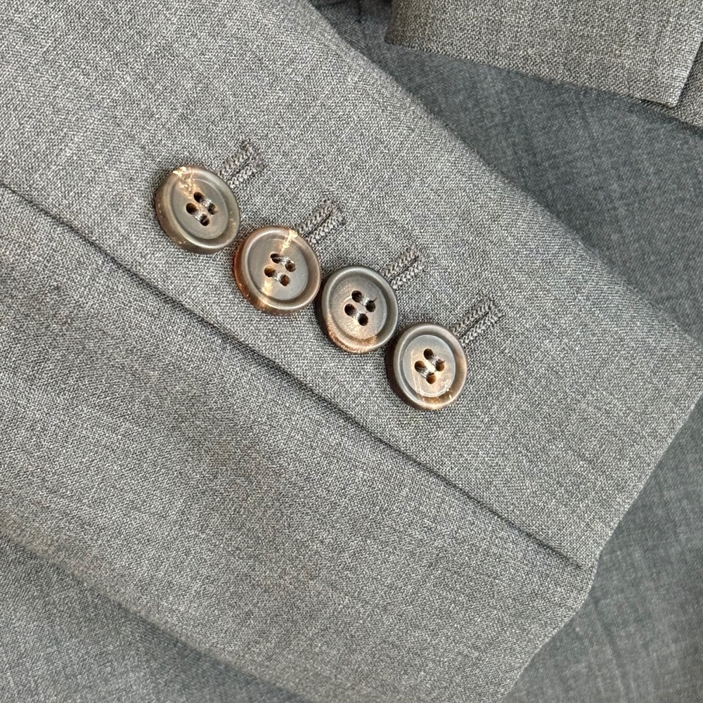 Brunello Cucinelli Monili Bead Grey Blazer - Picture 6 of 11